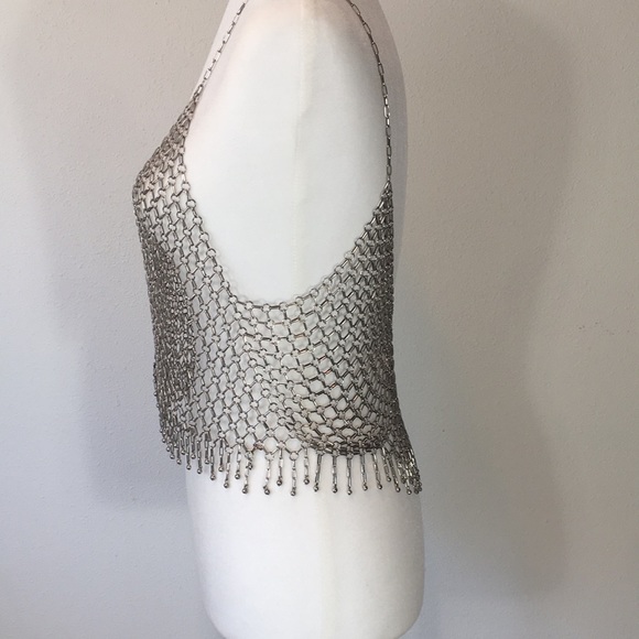 Spectacularly Sexy Stainless Steele Woven Top! - Picture 5 of 8